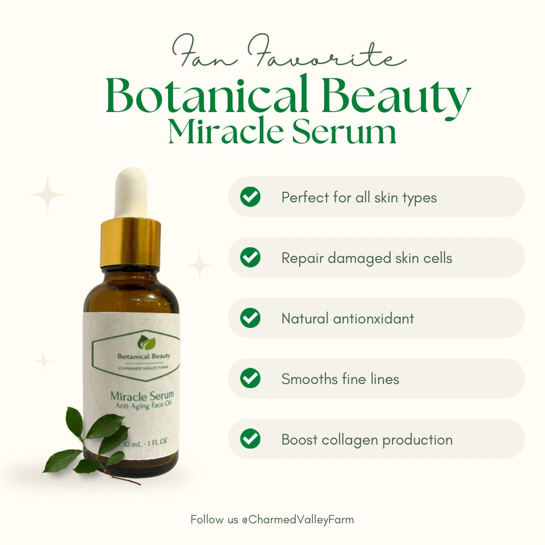 Flower Oil Face Serum Set