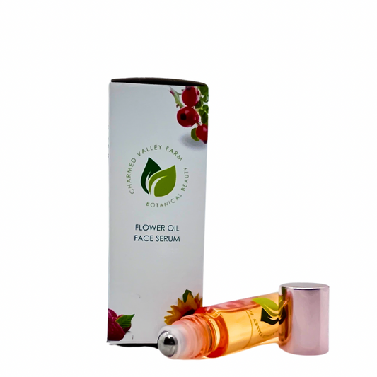 Flower Oil Face Serum - Travel Size with Rollerball Applicator